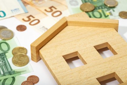 Real estate background. Buy, sell or rent a house concept. Home prices